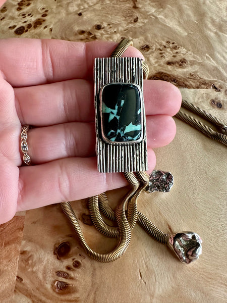 THE SILVER CITY BOLO NECKLACE