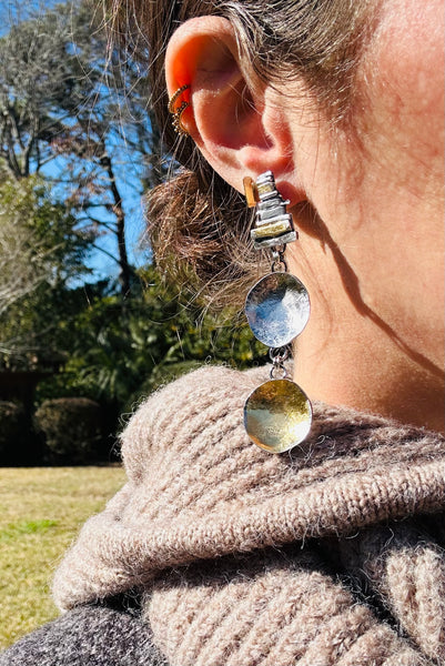 THE BUSAN EARRINGS - w/ 24k gold